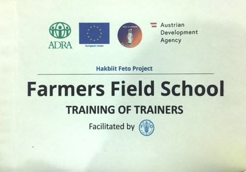 Cover modulu Formasaun ba Formador  Farmers Field School